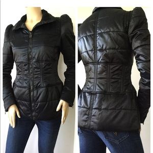 CHANEL Size 38 Puffer Bomber Jacket
